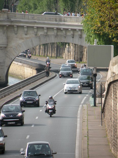  circulation sur les voies sur berges
